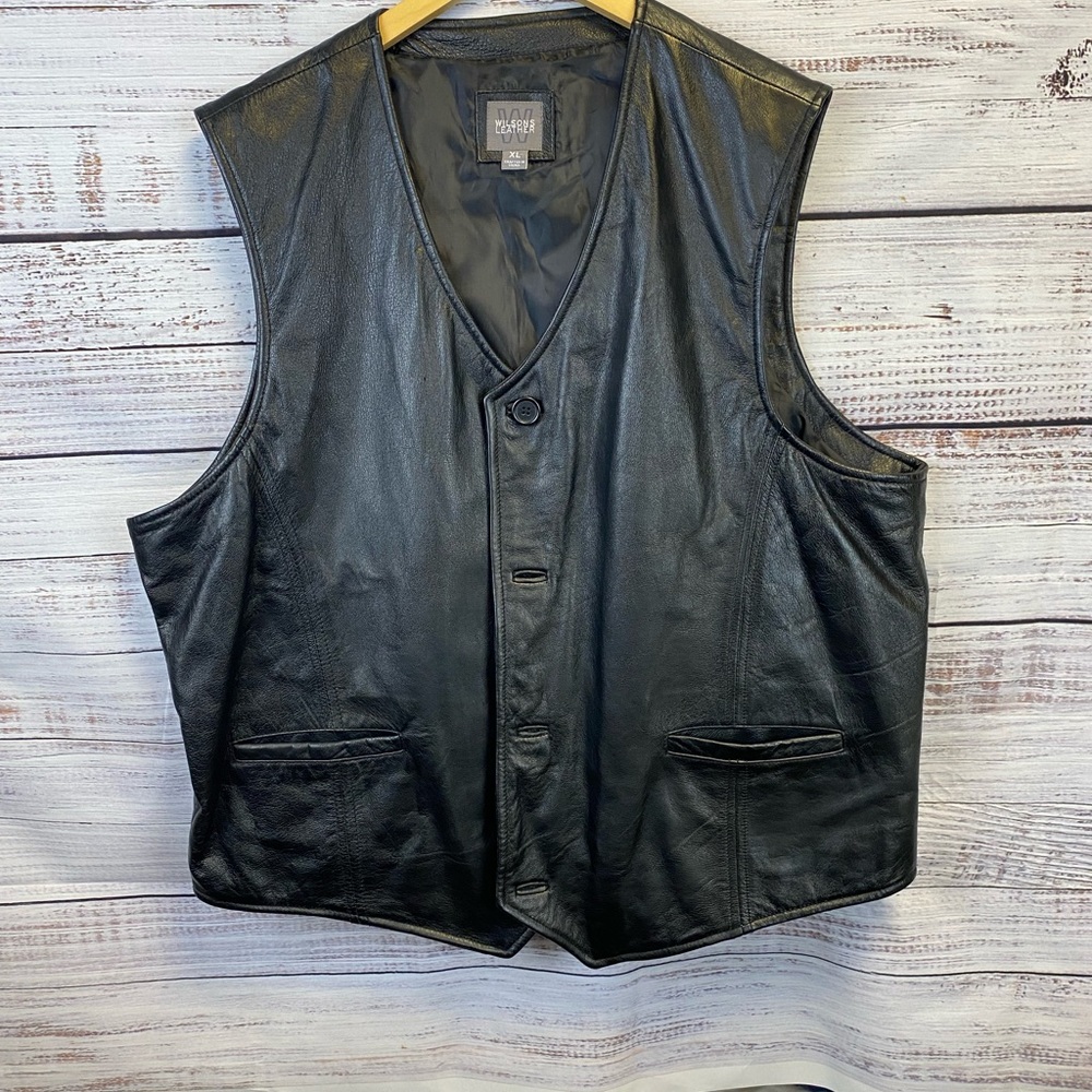 Wilson’s Leather Men’s Biker Vest Size XL